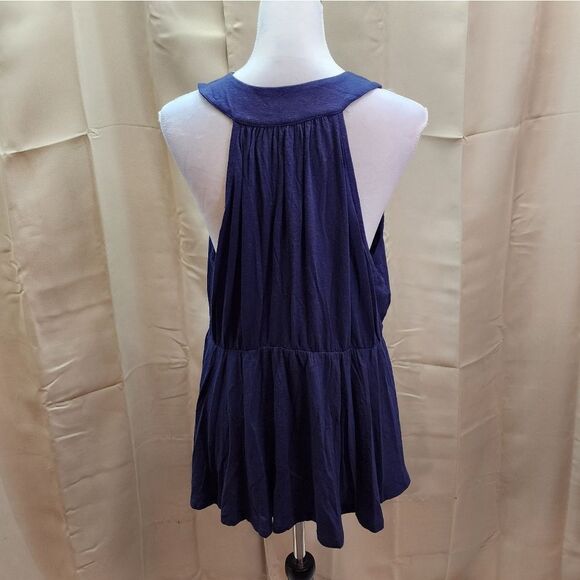 Universal Thread Navy Blue Surplice Tank Top Size Large - Picture 8 of 9